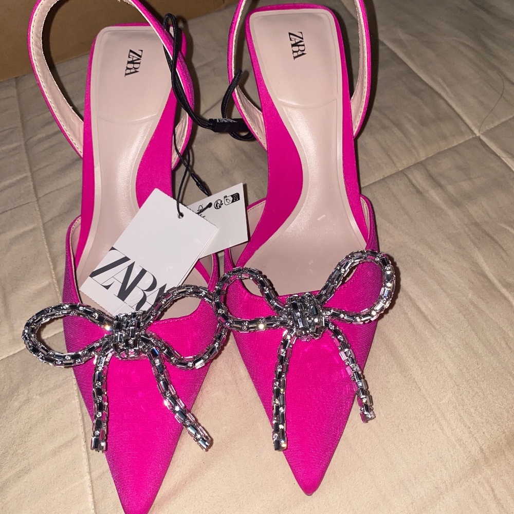 Barbie Heels / Pink Bow Heels
